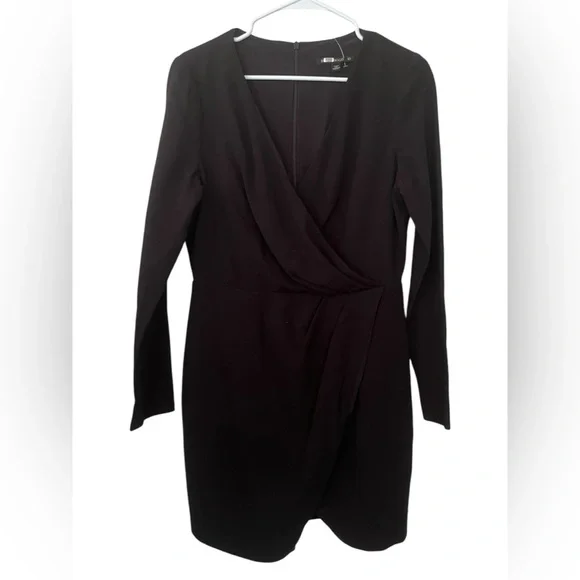 Black Halo Carie Mini Little Black Dress Size 10 - Picture 2 of 5